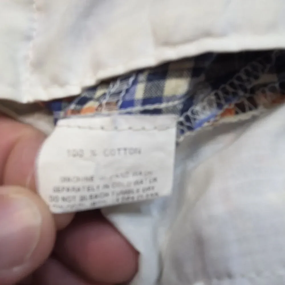 Berle Vintage Retro Mens Shorts Size 40R Madras Plaid Patchwork Cotton